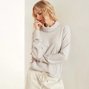 James Perse COWL NECK SWEAT TOP